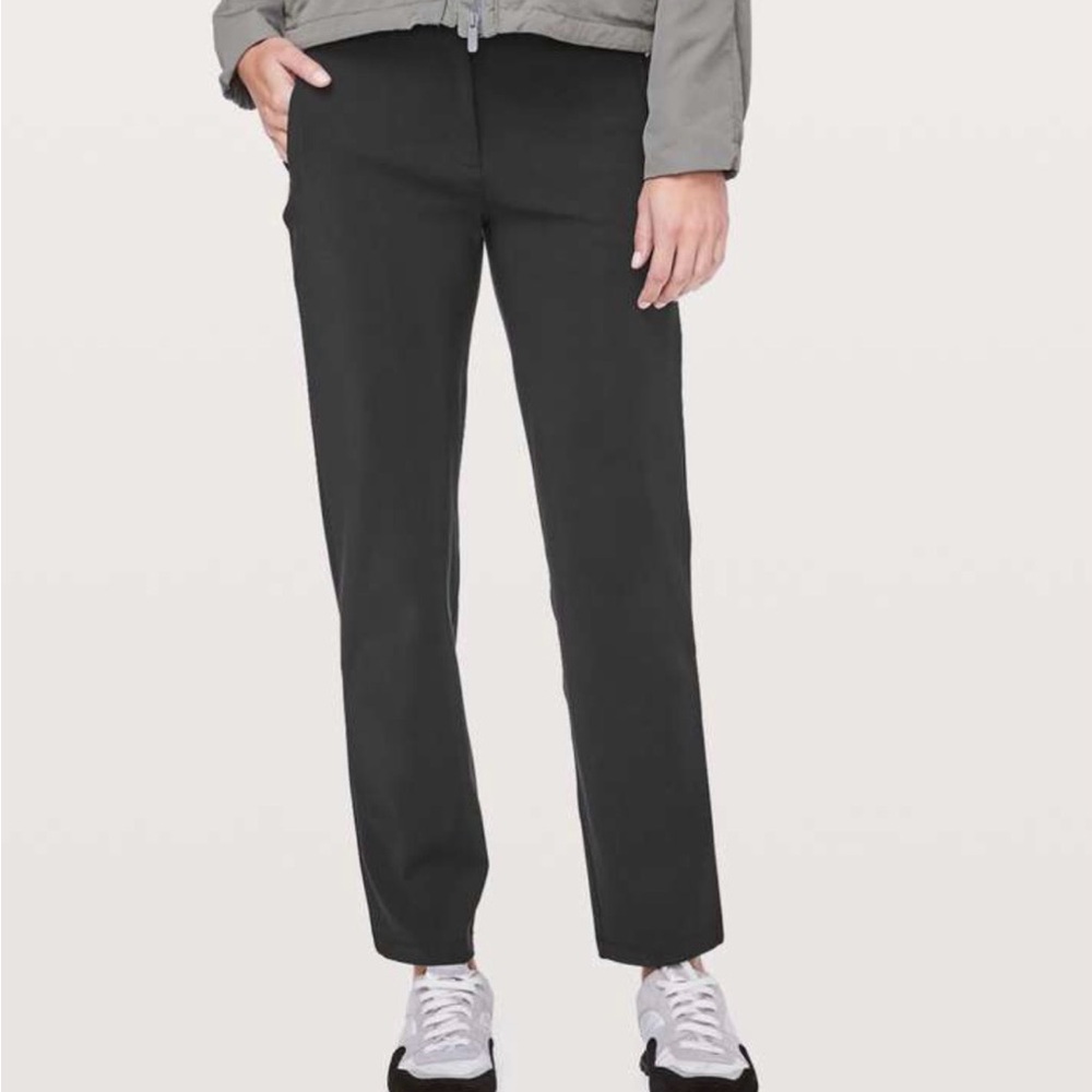 Lululemon Black Button with Pockets Skinny Dress Pants